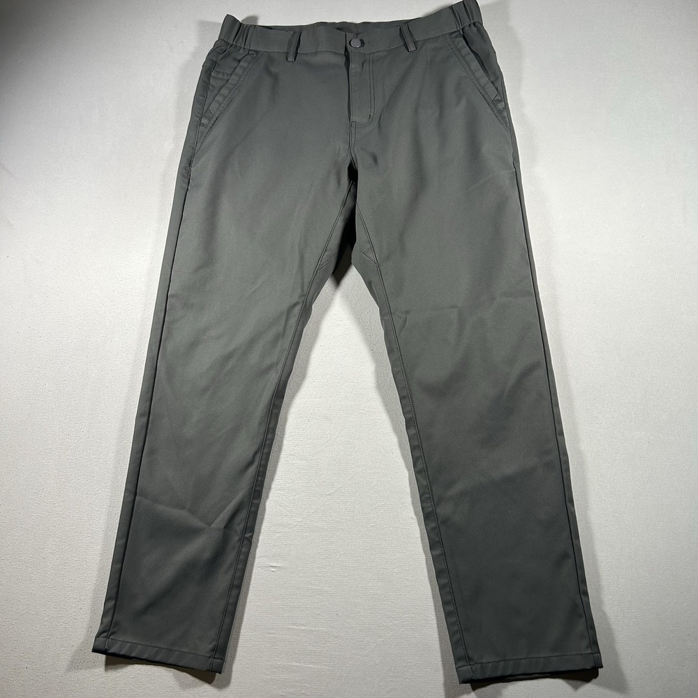 Mens Jack Archer Jetsetter Tech Pants Gray Stretch Office Travel 32x28